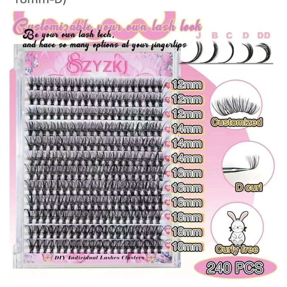Faux Mink Cluster Lash Set